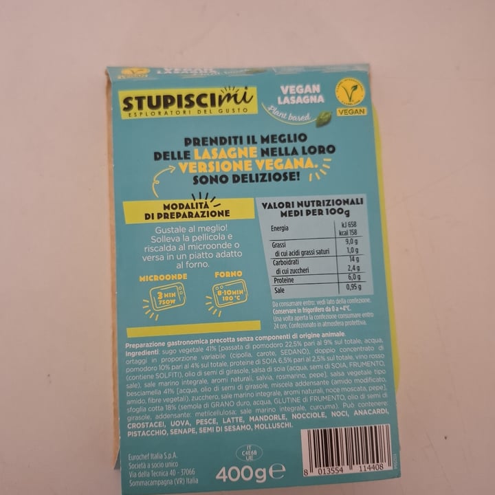 photo of Stupiscimi Lasagna shared by @daniveg on  05 Aug 2025 - review