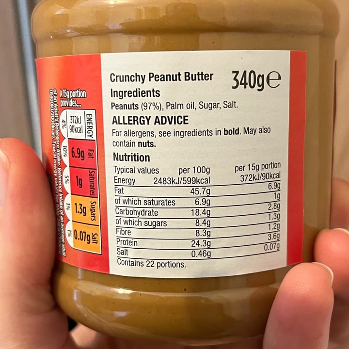 photo of Morrisons Peanut butter crunchy shared by @ameriamber on  19 Apr 2024 - review