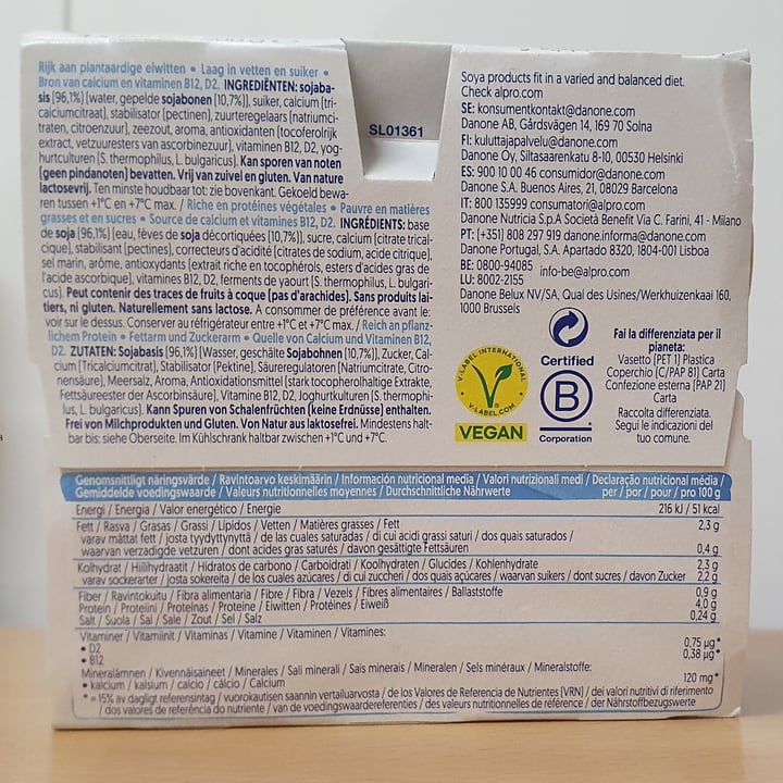 photo of Alpro Yogur Natural shared by @fivefeetvegan on  28 Dec 2024 - review