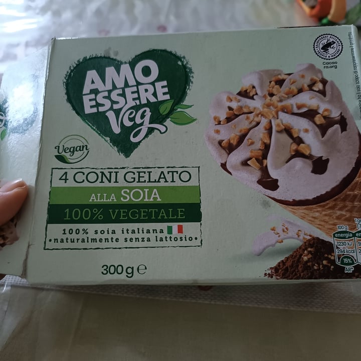 photo of Amo Essere Veg 4 coni gelato alla soia shared by @biancafurii on  11 Aug 2024 - review