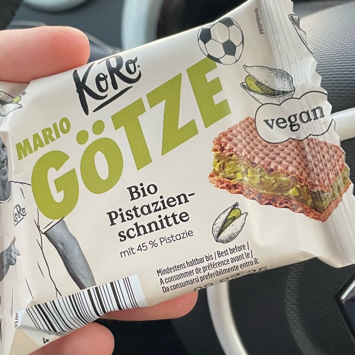 photo of Koro bio pistazien-schnitte shared by @plantsrock on  23 Oct 2024 - review