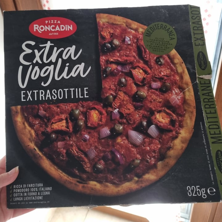 photo of Pizza roncadin Mediterranea Extra Sottile shared by @purpovse on  28 Dec 2023 - review