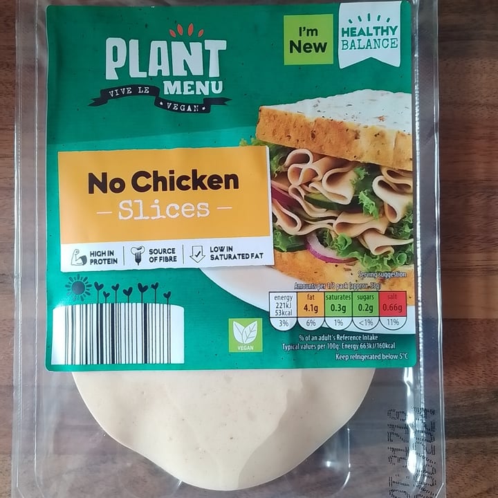 photo of Plant Menu no chicken slices shared by @lucylou77 on  11 May 2024 - review
