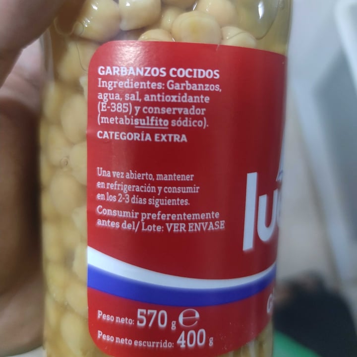 photo of Luengo Garbanzos cocidos shared by @kinggorilla on  11 Sep 2023 - review