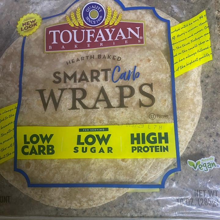 photo of Toufayan Bakeries Wraps / Tortillas shared by @mindfuleatingrd on  14 Mar 2024 - review