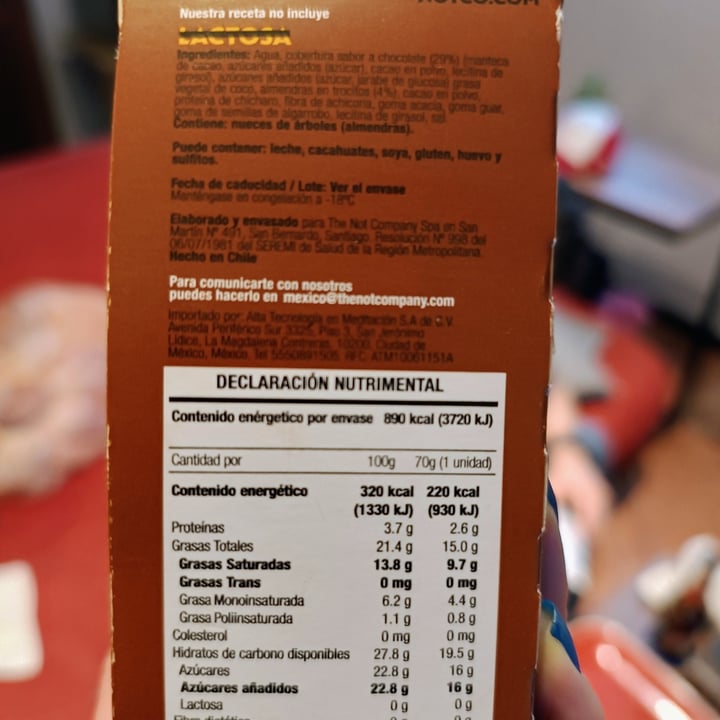 photo of NotCo Not Icecream paleta de chocolate shared by @dianiiiux on  10 Feb 2024 - review