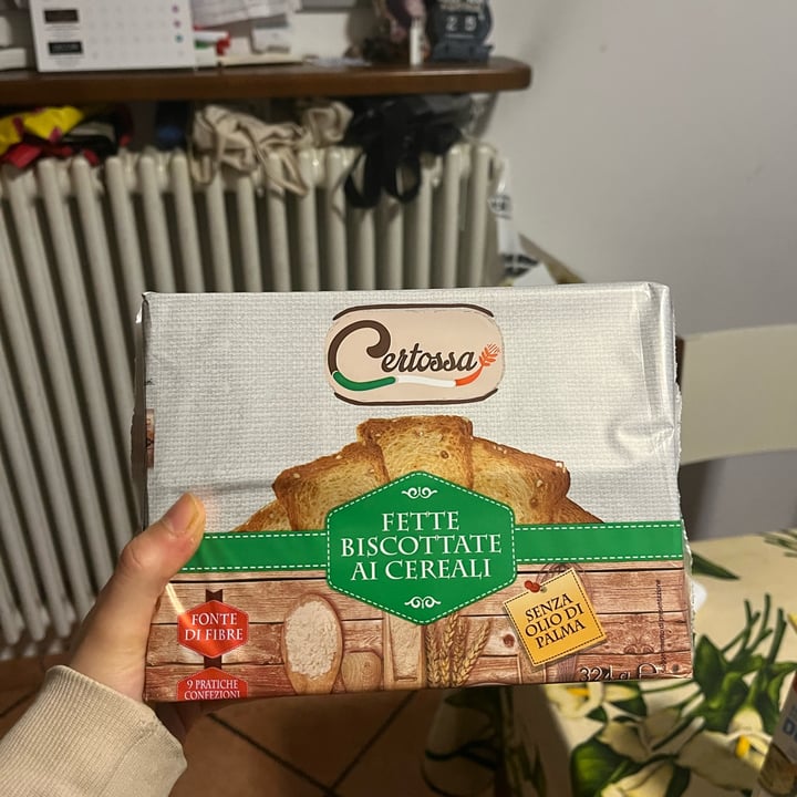 photo of Certossa Fette biscottate ai cereali shared by @giuliazecchini on  31 Mar 2024 - review