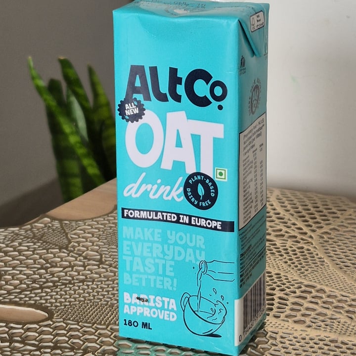 photo of Altco. Oat drink shared by @indianveganstuff on  14 Sep 2025 - review