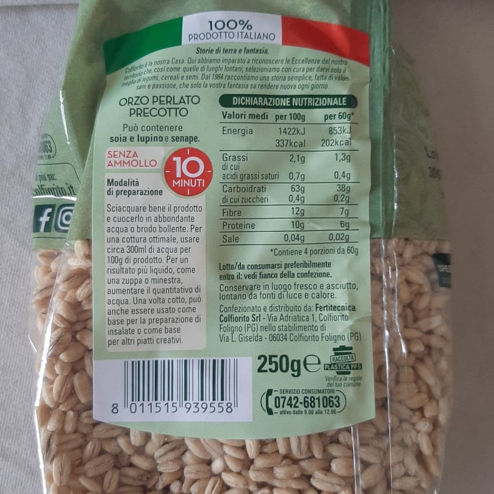 photo of Colfiorito Orzo perlato shared by @stelamenta on  24 Sep 2023 - review