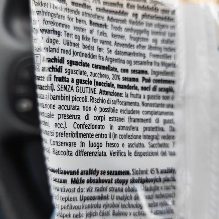 photo of 100 delights caramelised peanuts with sesame seeds shared by @lisabambinasaggia on  28 Mar 2025 - review