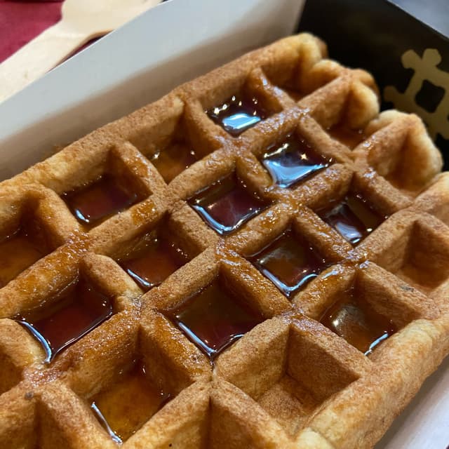 Photo of the dish “Vegan Waffle With Marple Syrup”