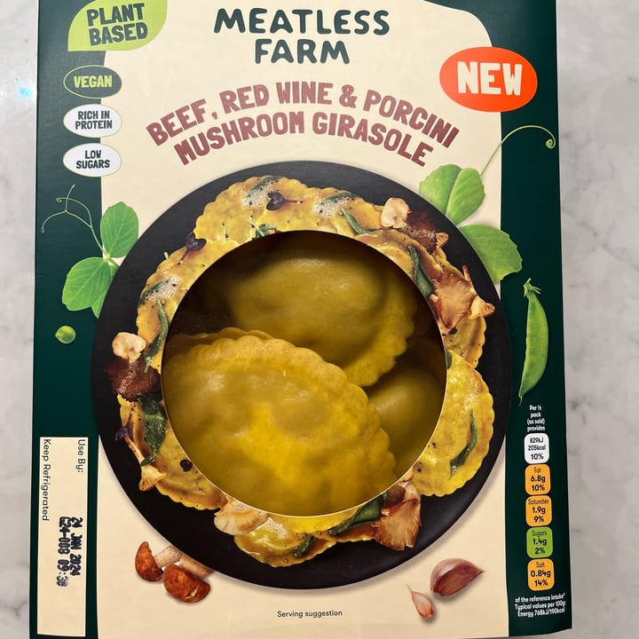 Meatless Farm Beef, Red Wine & Porcini Mushroom Girasole Review abillion