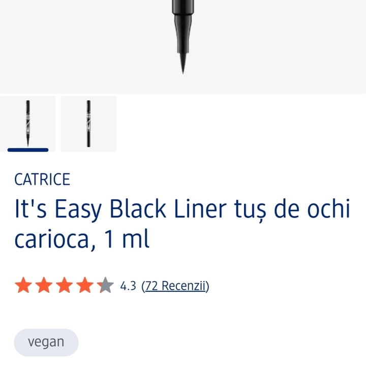 photo of Catrice Cosmetics its easy black liner shared by @goe on  19 Sep 2025 - review