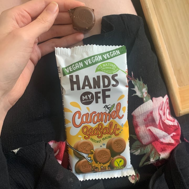 photo of Hands Off My Chocolate Caramel Seasalt Hazelnut Praline shared by @hereforareason on  02 Oct 2023 - review