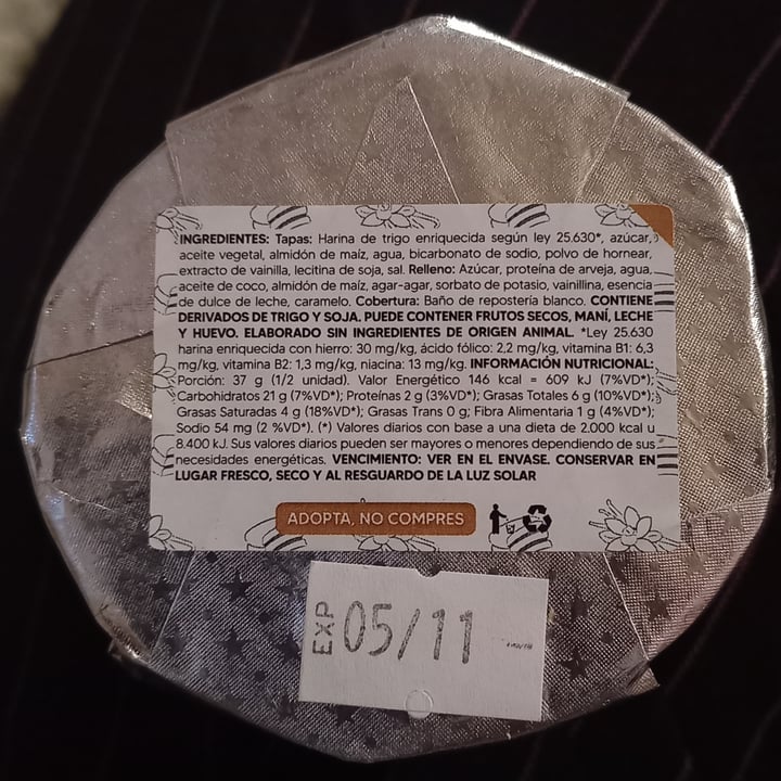 photo of queres podes Alfajor Blanco shared by @brenduliiii on  17 Sep 2023 - review