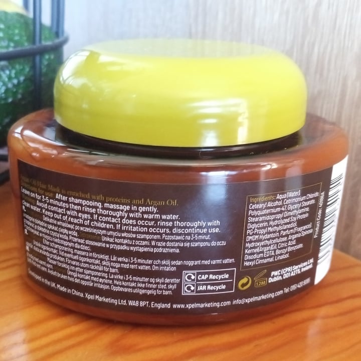 photo of Xpel hair Care argan oil hair mask shared by @titoherbito on  01 Jan 2024 - review