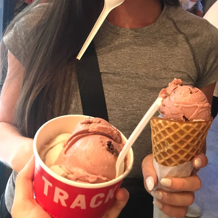 photo of Off Track Ice Cream Raspberry Fudge Scoop shared by @lilyycaroline on  29 Apr 2024 - review