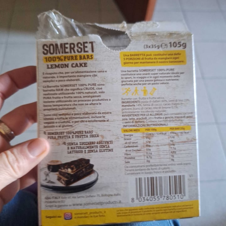 photo of Somerset Barrette raw lemon cake shared by @lorychan78 on  15 Mar 2024 - review