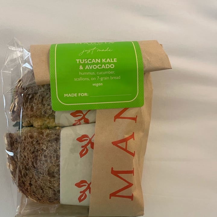 photo of Mangia - Italian Food & Corporate Catering NYC Tuscan Kale & Avocado Sandwich shared by @ravenmychelle on  15 Jan 2025 - review
