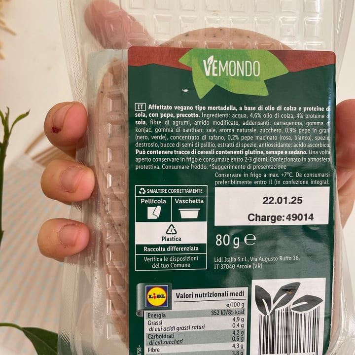 photo of Vemondo cold cuts with colored pepper shared by @violetta13 on  12 Jan 2025 - review
