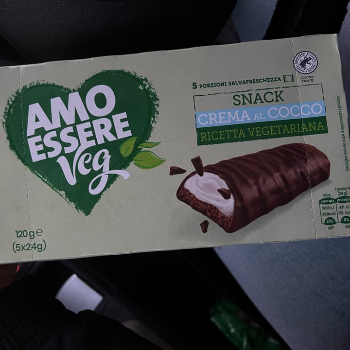 photo of Amo Essere Veg snack crema al cocco shared by @seitansistah on  31 Mar 2025 - review