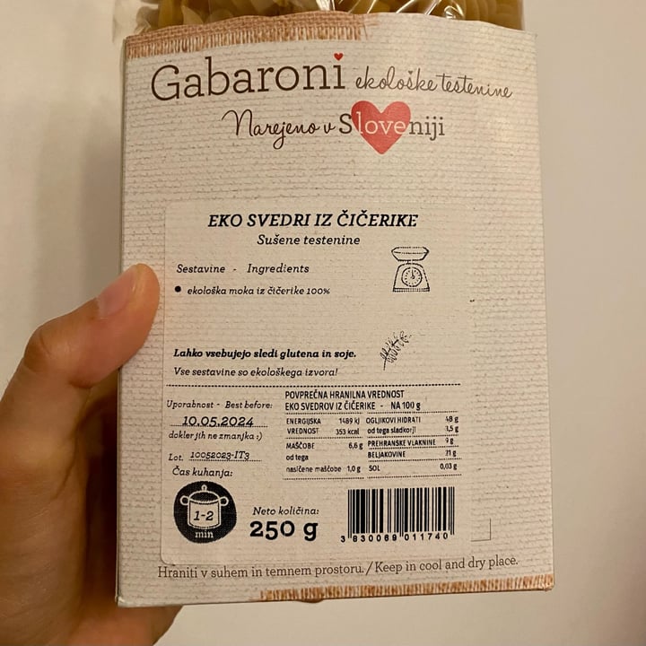 photo of Gabaroni Gabaroni - testenine shared by @emmapecci on  22 Sep 2023 - review