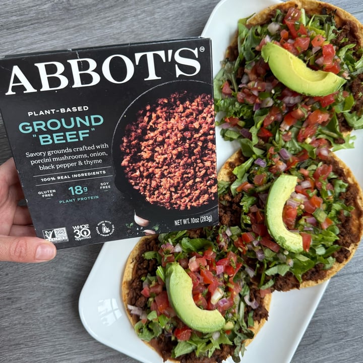 photo of Abbot's Butcher Plant Based Ground Beef shared by @berryveganplanet on  04 Nov 2022 - review