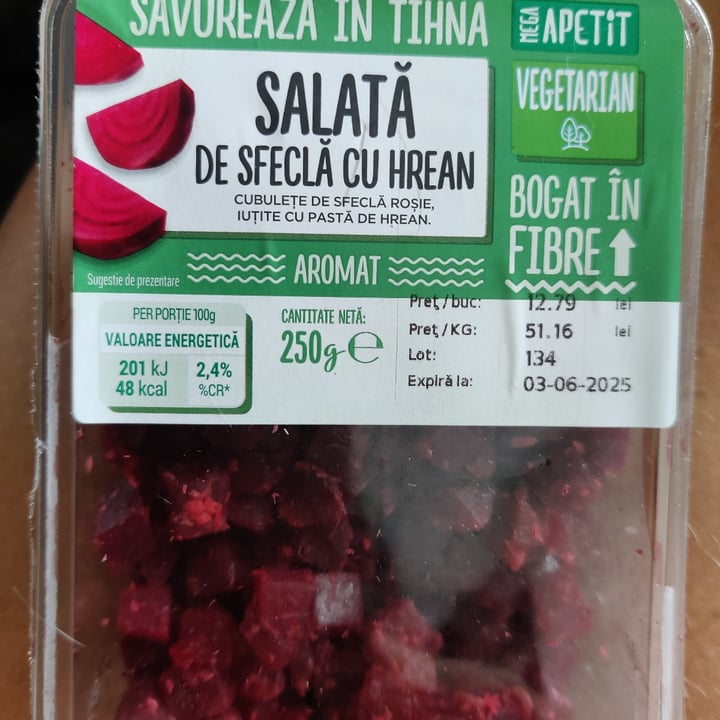 photo of Mega Apetit Beet and Horseradish Salad shared by @ciupertica on  25 May 2025 - review