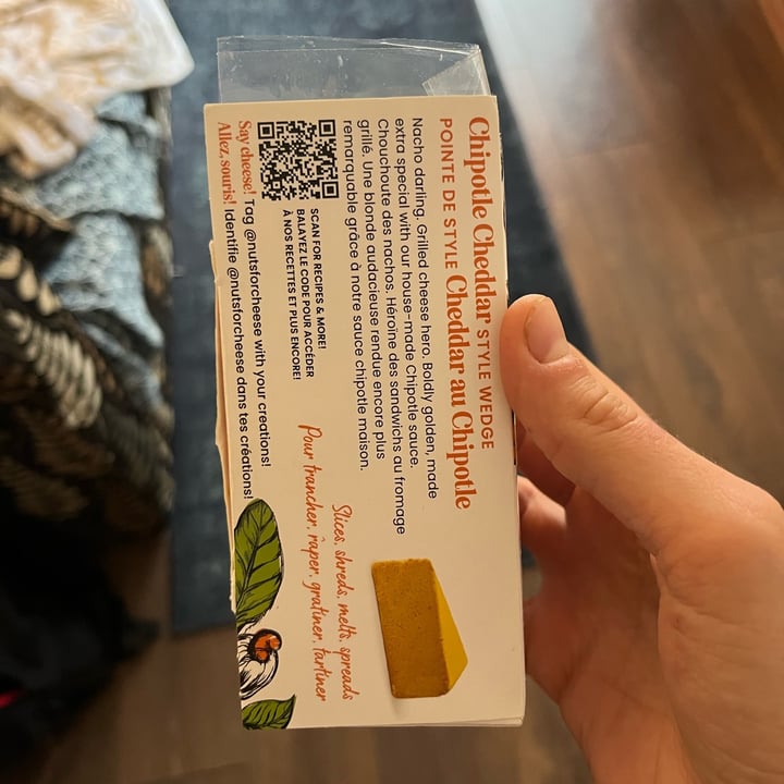 photo of Nuts For Cheese Chipotle Cheddar Cashew Cheese shared by @domcsiwill on  05 Oct 2024 - review