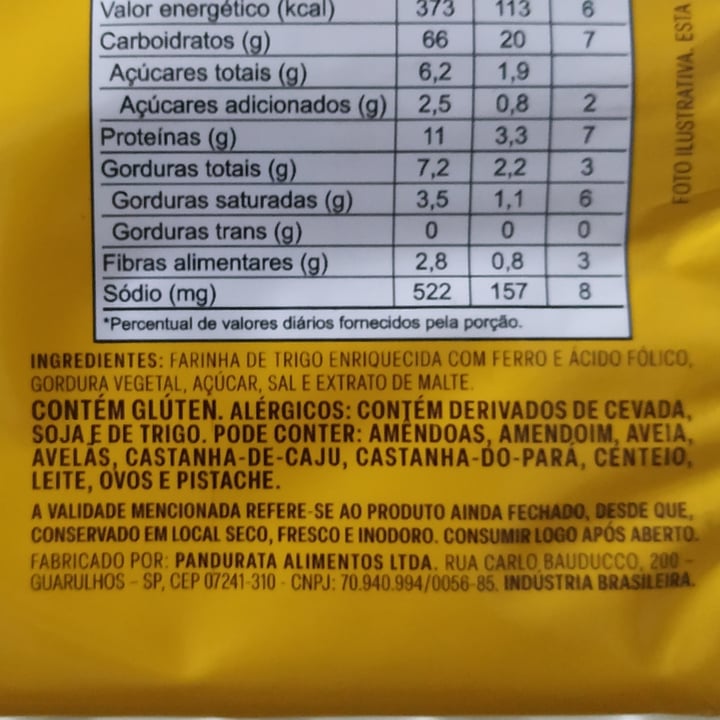 photo of Bauducco Torrada Fermentação Natural shared by @cassiot on  17 Apr 2025 - review