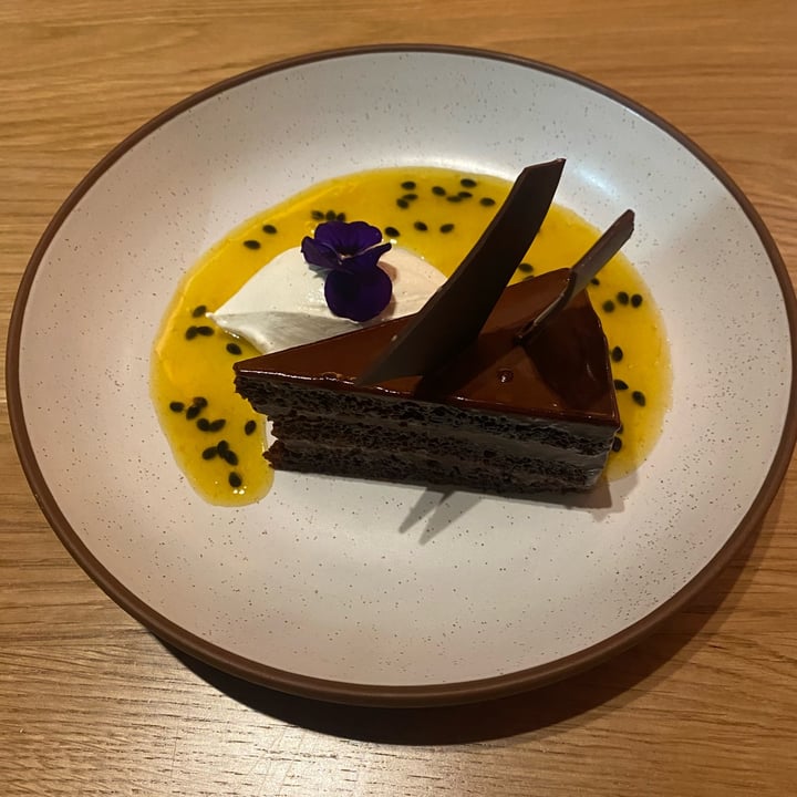 photo of Mallow Canary Wharf passion fruit sachertorte shared by @elisabetta76 on  24 Aug 2023 - review