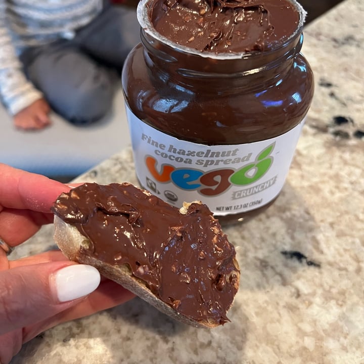 photo of Vego Fine Hazelnut Chocolate Spread Crunchy  shared by @devouringveg on  07 Jun 2025 - review