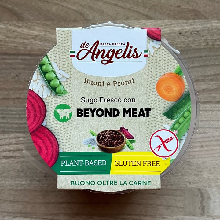 photo of De Angelis Pasta Fresca sugo fresco con beyond meat shared by @alessiof91 on  06 Dec 2023 - review