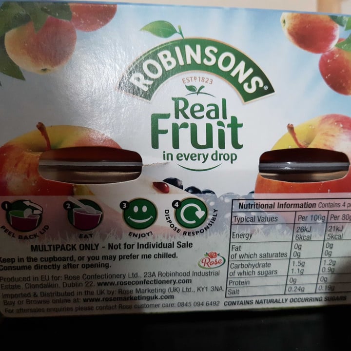 photo of Robinson’s Apple and Blackcurrant Jelly shared by @welovenature on  08 Feb 2024 - review