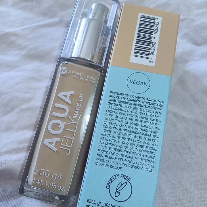 photo of Bell Hypoallergenic Aqua jelly Make-up shared by @artemisianera on  30 Aug 2024 - review