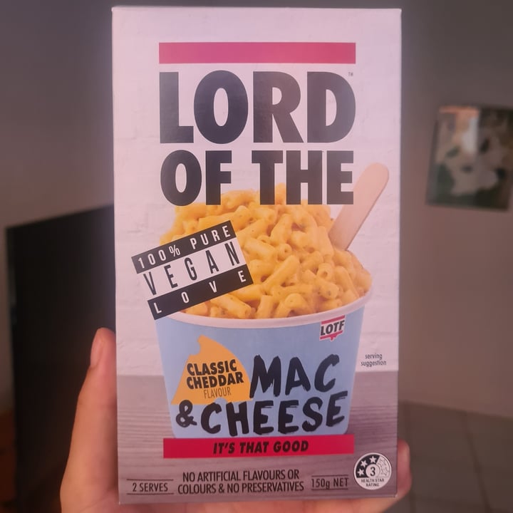 photo of Lord of the Fries Mac & Cheese (Classic Cheddar) shared by @libbymw on  22 Aug 2023 - review