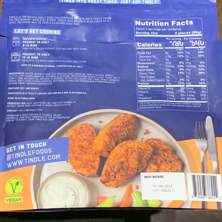 photo of TiNDLE Wings shared by @malcolmcg on  08 Nov 2024 - review