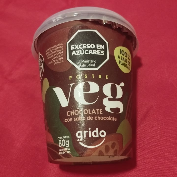 photo of Grido postre veg chocolate con salsa de chocolate shared by @nahiraixa on  24 Oct 2023 - review