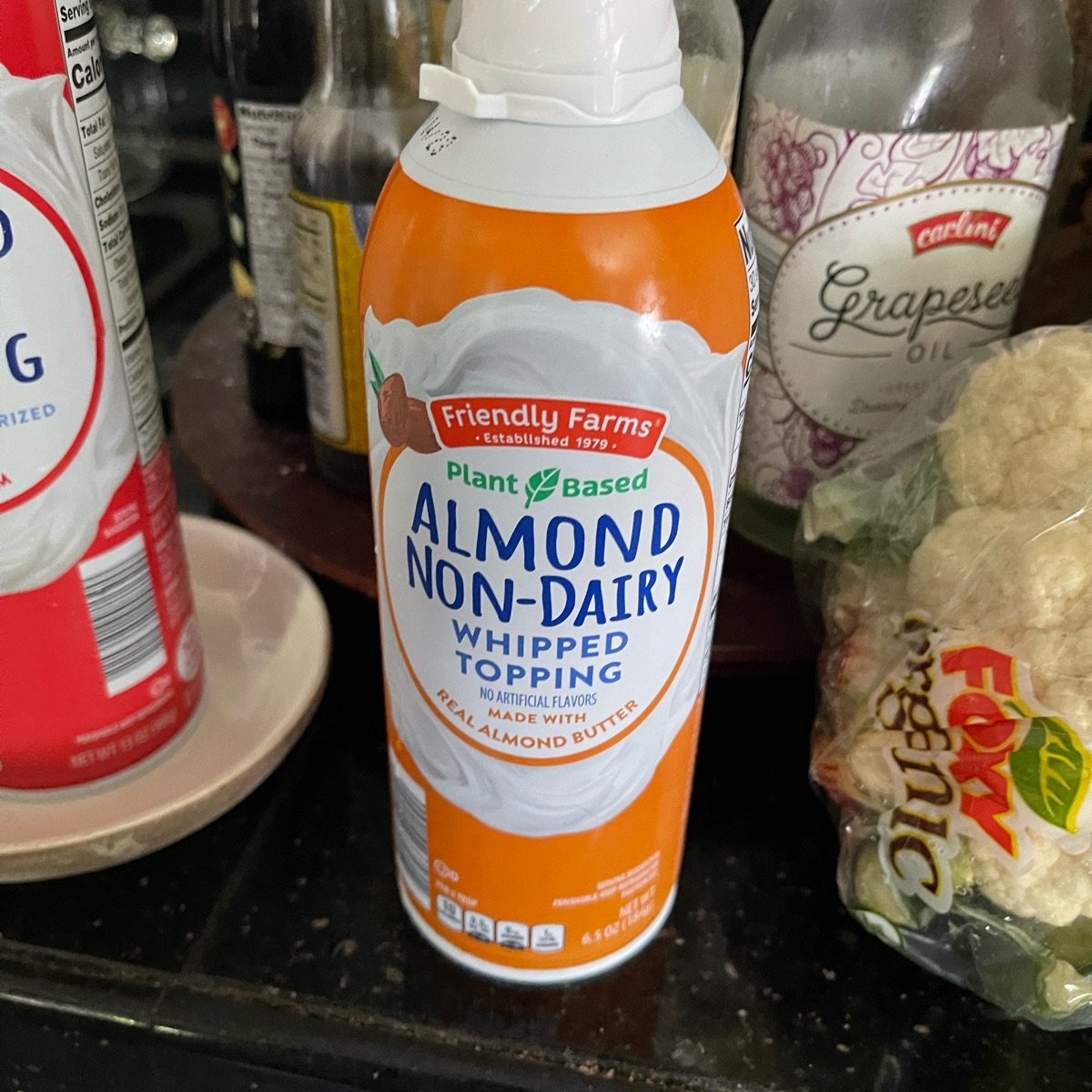 Friendly Farms Plant Based Almond NonDairy Whipped Topping Reviews abillion
