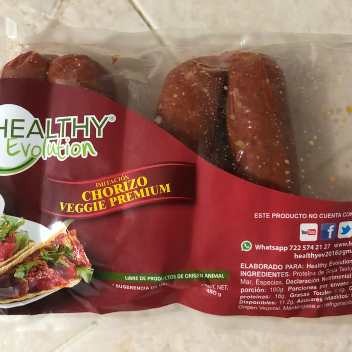 photo of Healthy Evolution Chorizo Veggie Premium shared by @adioshola on  25 Sep 2024 - review