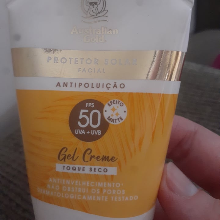 photo of Australian Gold Protetor Solar FPS 50 Gel Creme shared by @mirellaandrighetto on  16 Sep 2023 - review