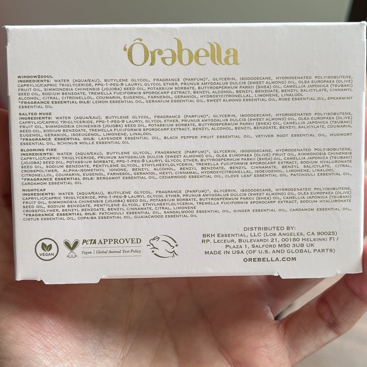 photo of Orebella Parfum discovery set shared by @esteficasotti on  29 Sep 2025 - review