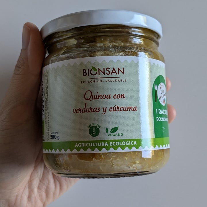 photo of Bionsan Quinoa con verduras y cúrcuma shared by @maganavarro on  03 Sep 2024 - review