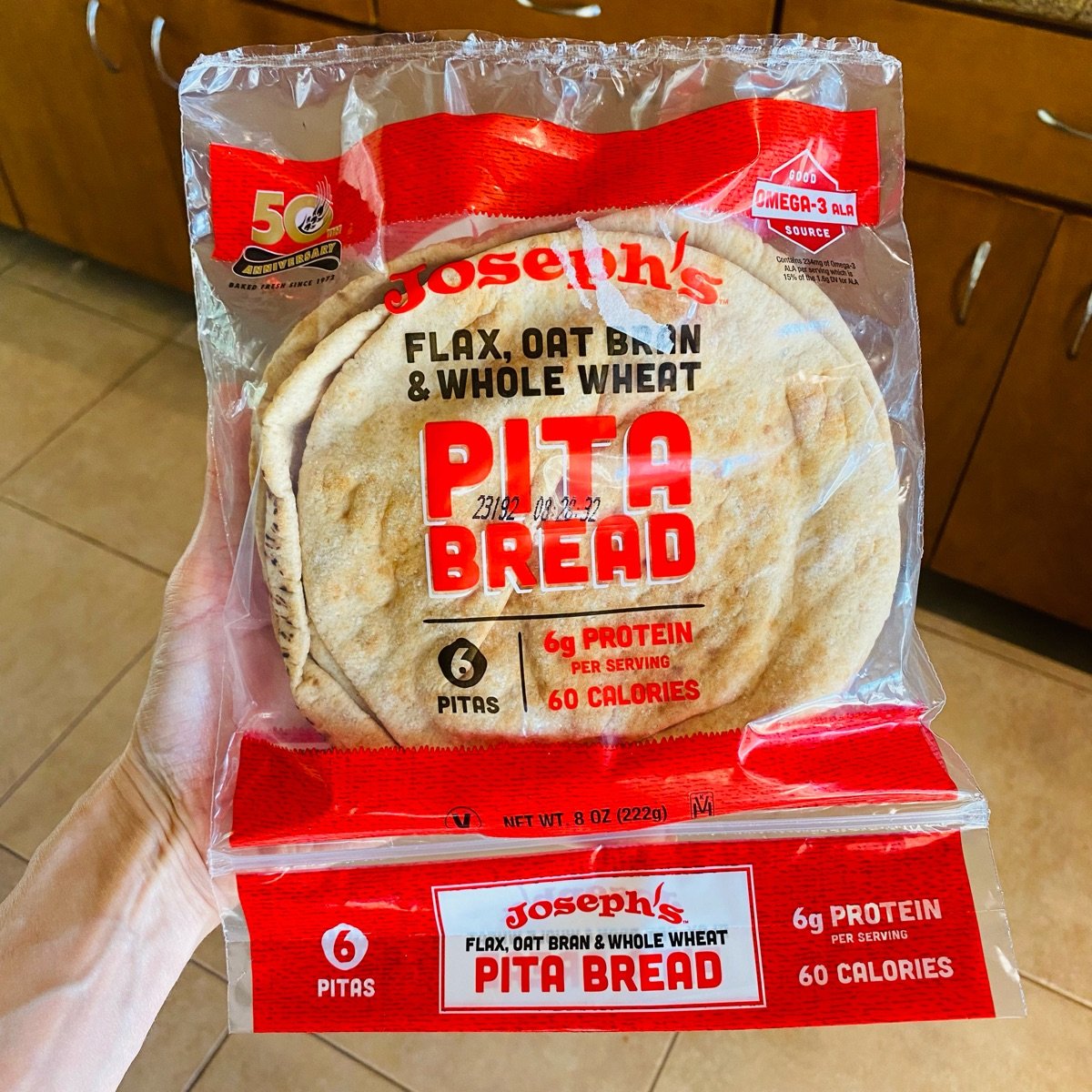 Joseph's Flax, Oat Bran And Whole Wheat Pita Bread Reviews abillion