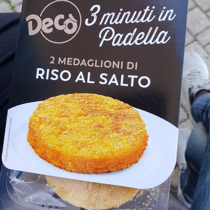 photo of Decò Medaglioni Di Riso Al Salto shared by @snakegdg on  04 Nov 2024 - review