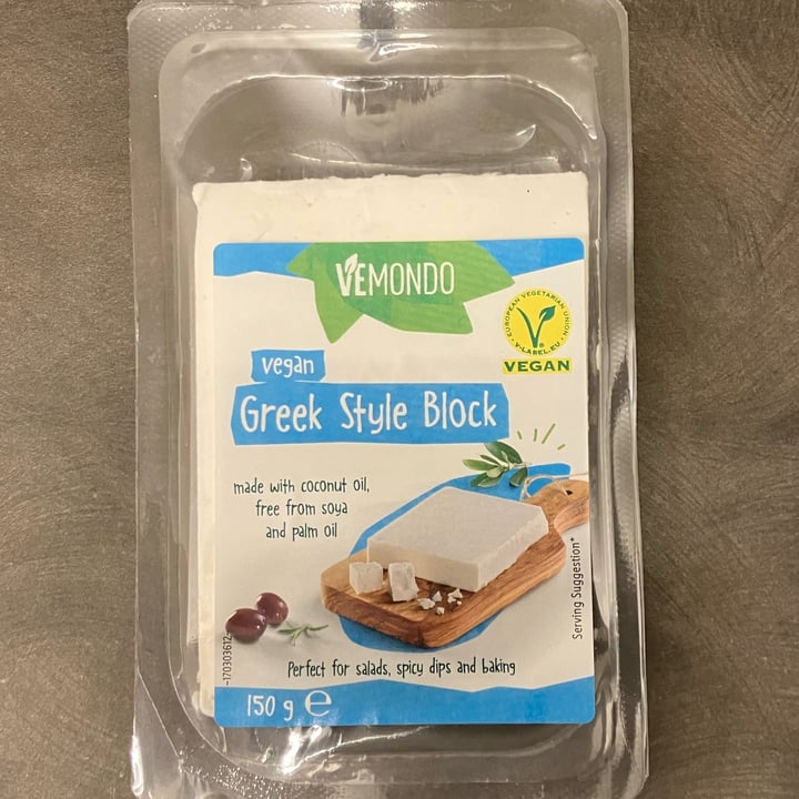 photo of Vemondo Vegan Greek Style Block shared by @anto- on  24 Mar 2024 - review