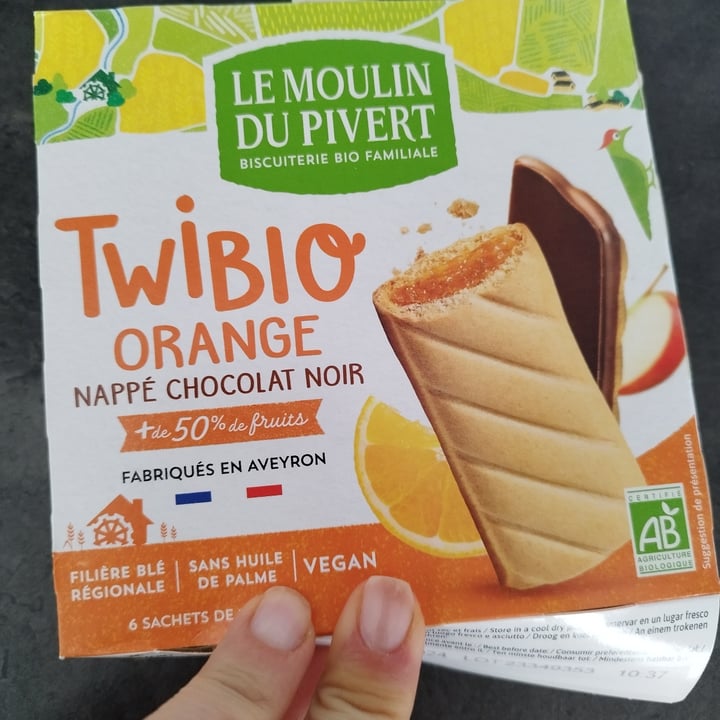 photo of Le Moulin Du Pivert Twibio Orange nappé chocolat noir shared by @sorinaparis on  21 Apr 2024 - review