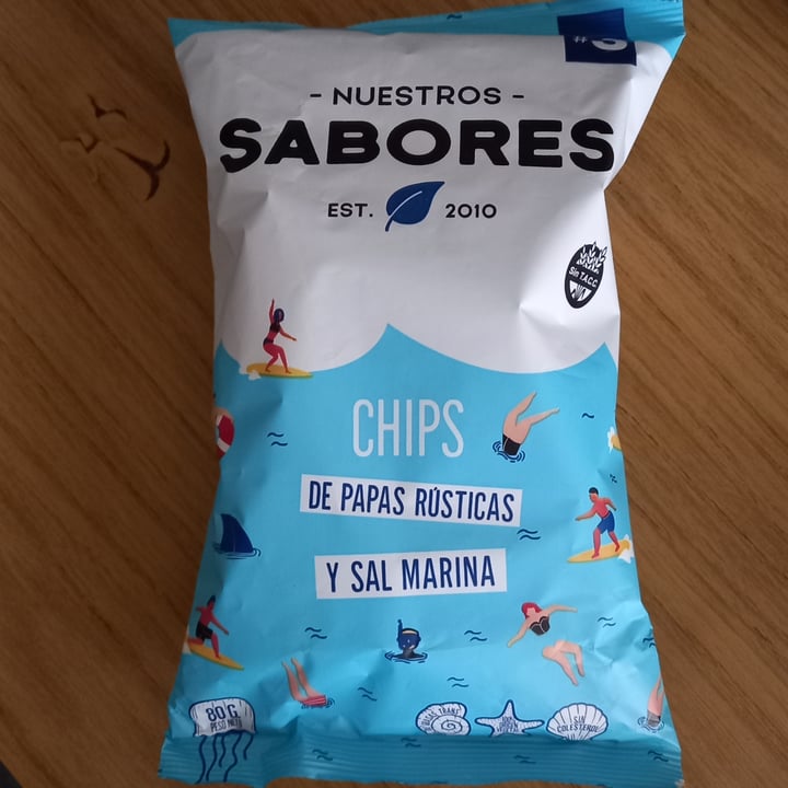 photo of Nuestros Sabores Chips de papas rústicas y sal marina shared by @-fa on  28 May 2024 - review