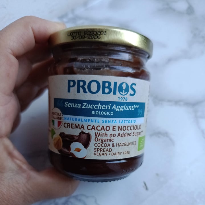 photo of Probios crema cacao e nocciole shared by @gemmaveg on  05 Oct 2025 - review