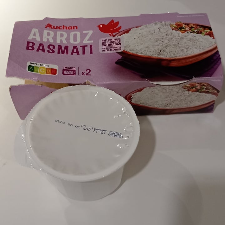 photo of Auchan Arroz Basmati cocido shared by @gitaneta on  02 Oct 2025 - review